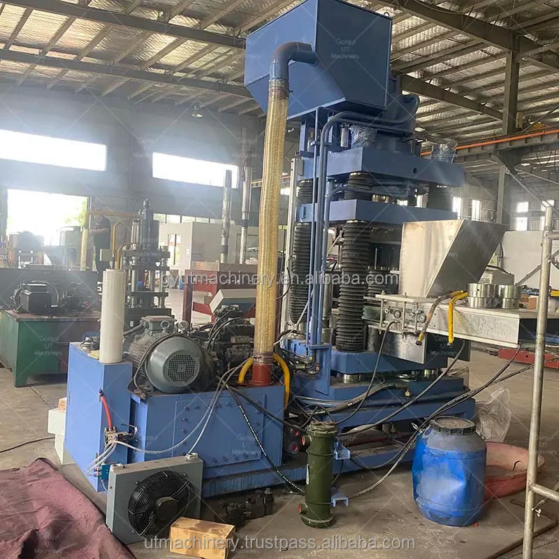 High density hydraulic briquetting press scrap aluminum chip briquette machine