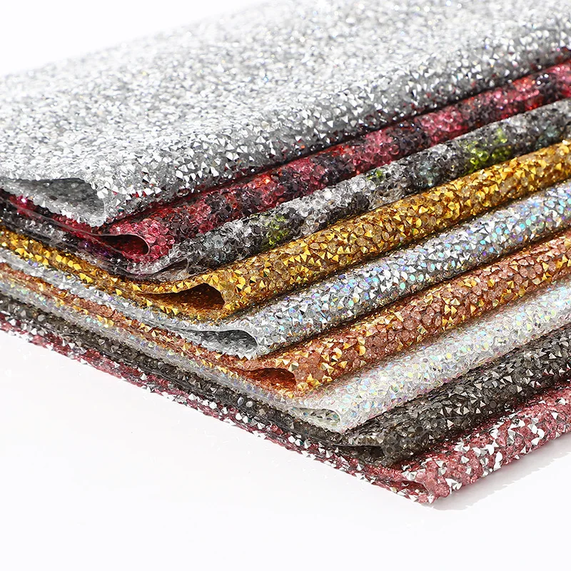 Hot Sale DIY Wedding Dress Accessory Self-Adhesive Square Rhinestone Ribbon for Shoes Garments Bags