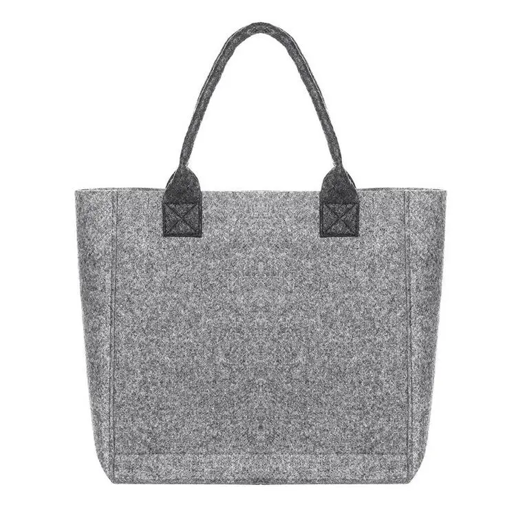 
OEM Customizing Bag Eco Friendly Recyclable Felt Cloth Handbag Daily Hand Carry Tote Bag for Russia Market 