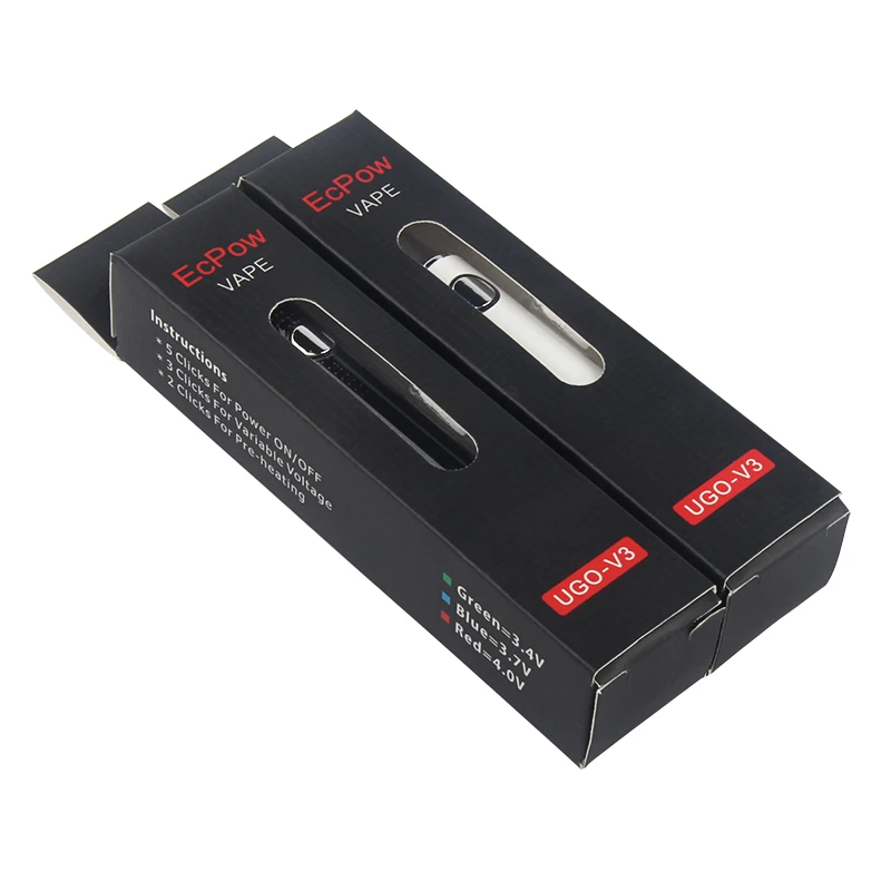 
Custom Packaging 510 Thread Vaping Battery CBD Cartridges E Cig Vape Pen Rechargeable Batteries In Stock 