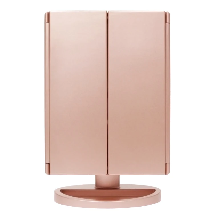 Новинка с подсветкой для макияжа косметическое зеркало таблицы со светодиодной подсветкой сенсорный экран подвижный 10X зеркало