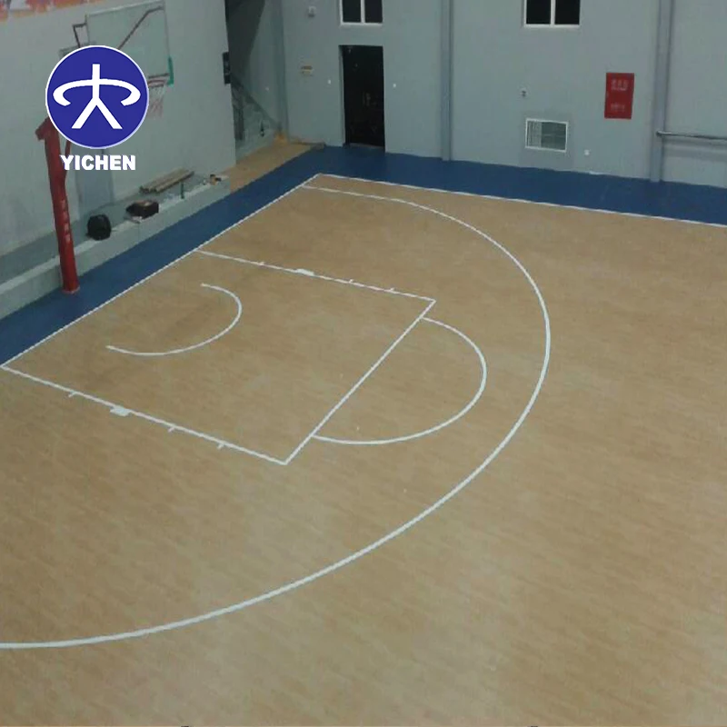 Basketball court pvc mat table tennis noise reduction flooring for basketball court