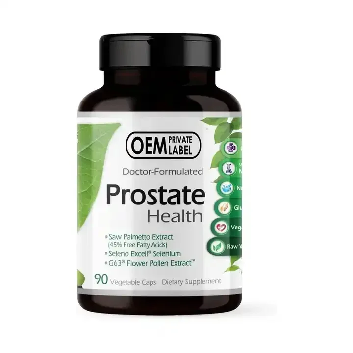 Biocaro Advanced Prostate Capsules for Men with Beta Sitosterol,Saw Palmetto,Pumpkin Seed Extract Herbal Supplement