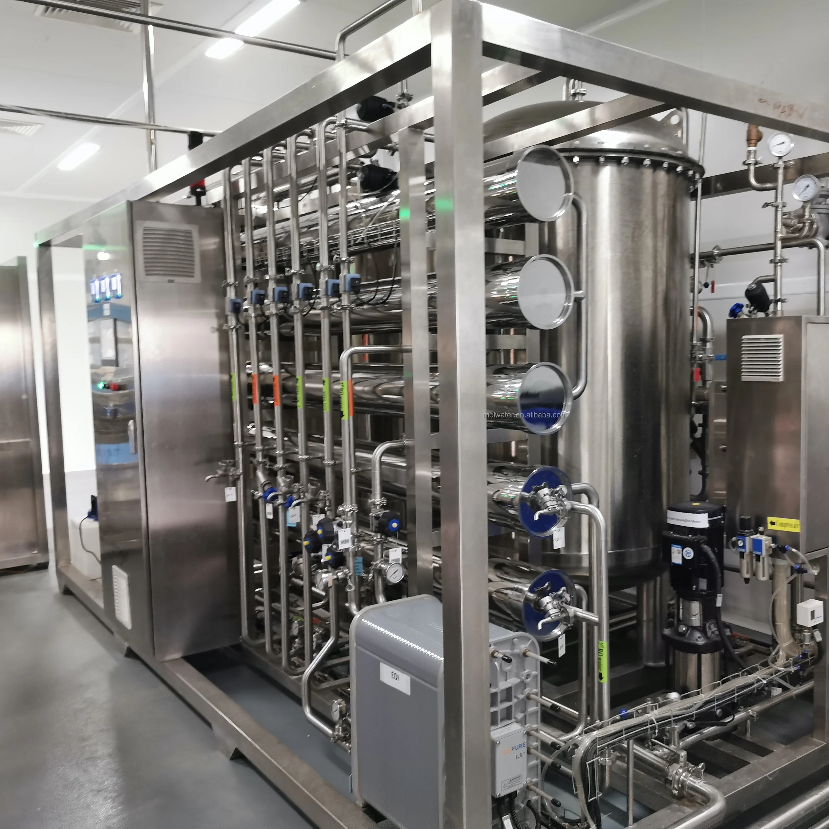 China Plant Purified Water /WFI  Generation/PSG With Distribution /Loop System