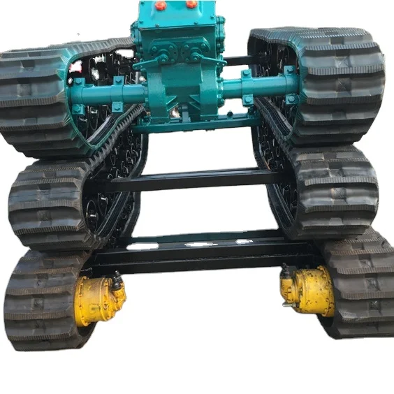 Factory price New design rubber track undercarriage system chassis for Car dumper boat Farm Agricultural Wet land use