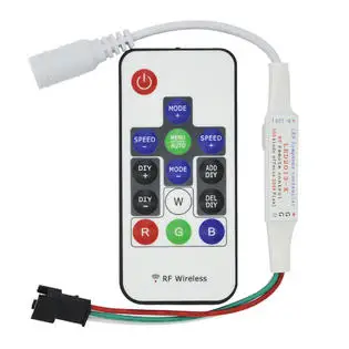 РЧ пульт дистанционного управления 14key DC5-24v контроллер для rgb светодиодный цифровой полосы света таких как ws2811 ws2812b sk6812 ws2813 SM16703 UCS1903 sk9822