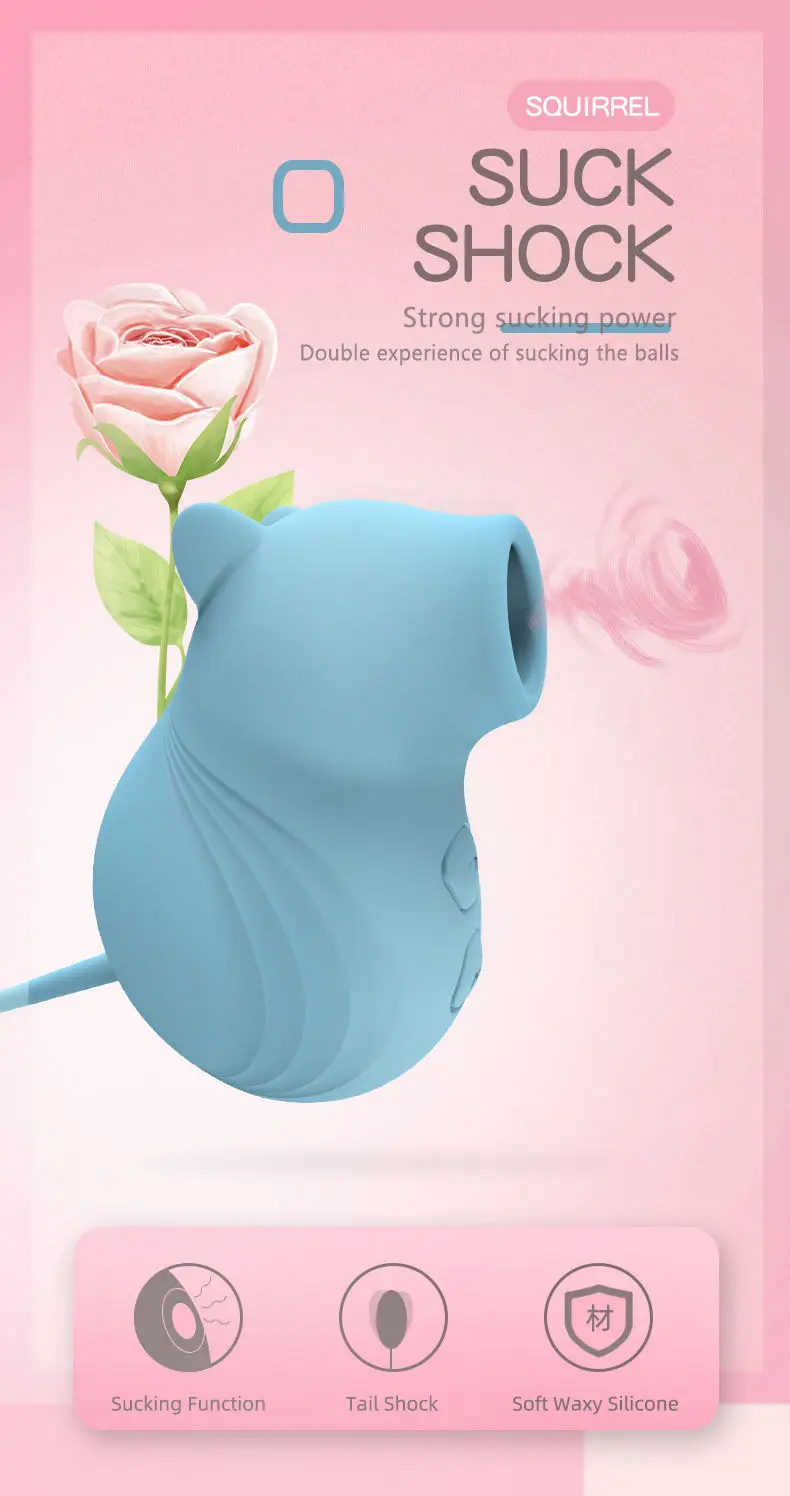 Gelance Squirrel Shape Vagina Sucking Vibrator Nipple Sucker Clitoris Stimulation Vibrating Adult Product Sex Toys for Women