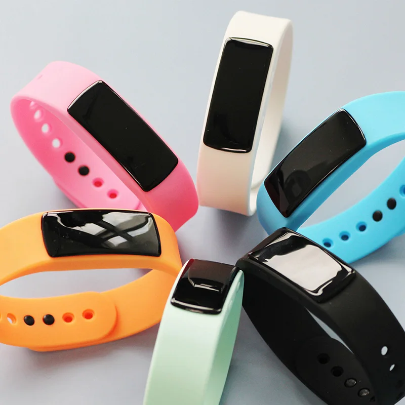 Waterproof Swimming Fitness Smart Bracelet Sports Distance Digital Pedometer Calorie Virtual Led clock Wrist