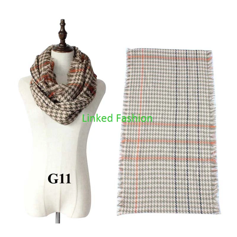 2019 женщин бесконечность шарф шаблон печати женщин loop Мода Бесконечность теплые зимние buffalo одеяло плед шарф