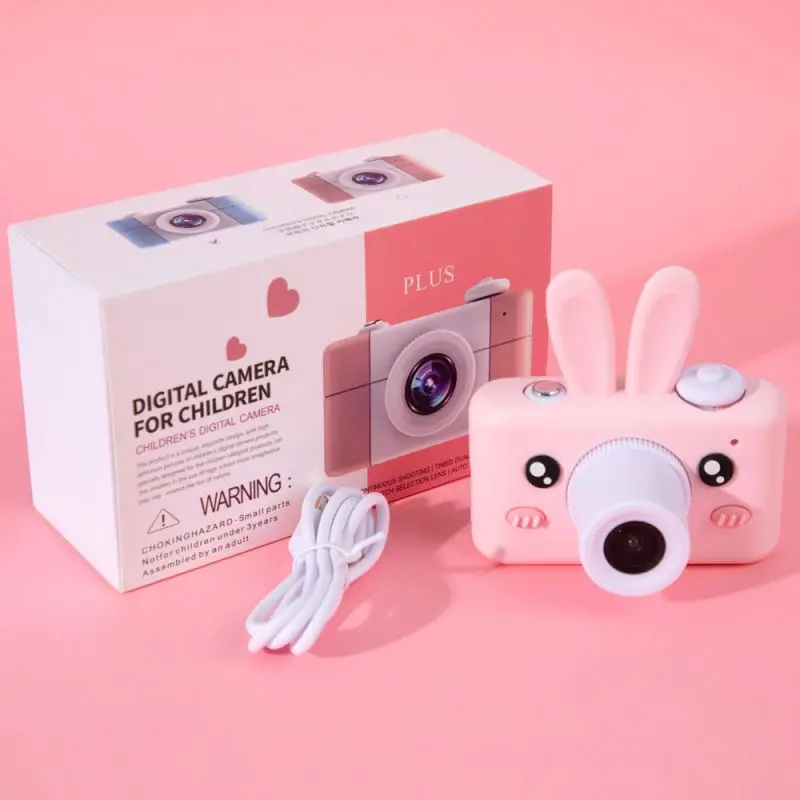 Детская Милая цифровая камера 7 видов силиконовые чехлы для выбора Smart DSLR фото видео профессиональный объектив телефона