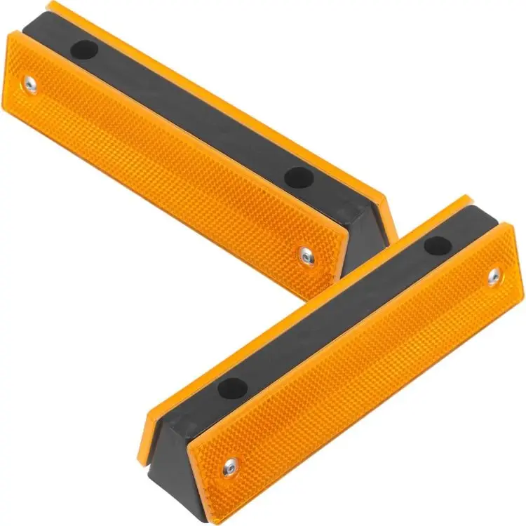 Best Selling Highway Guardrail Road Marking Reflector Plastic Rectangular Warning Light for Road Markers