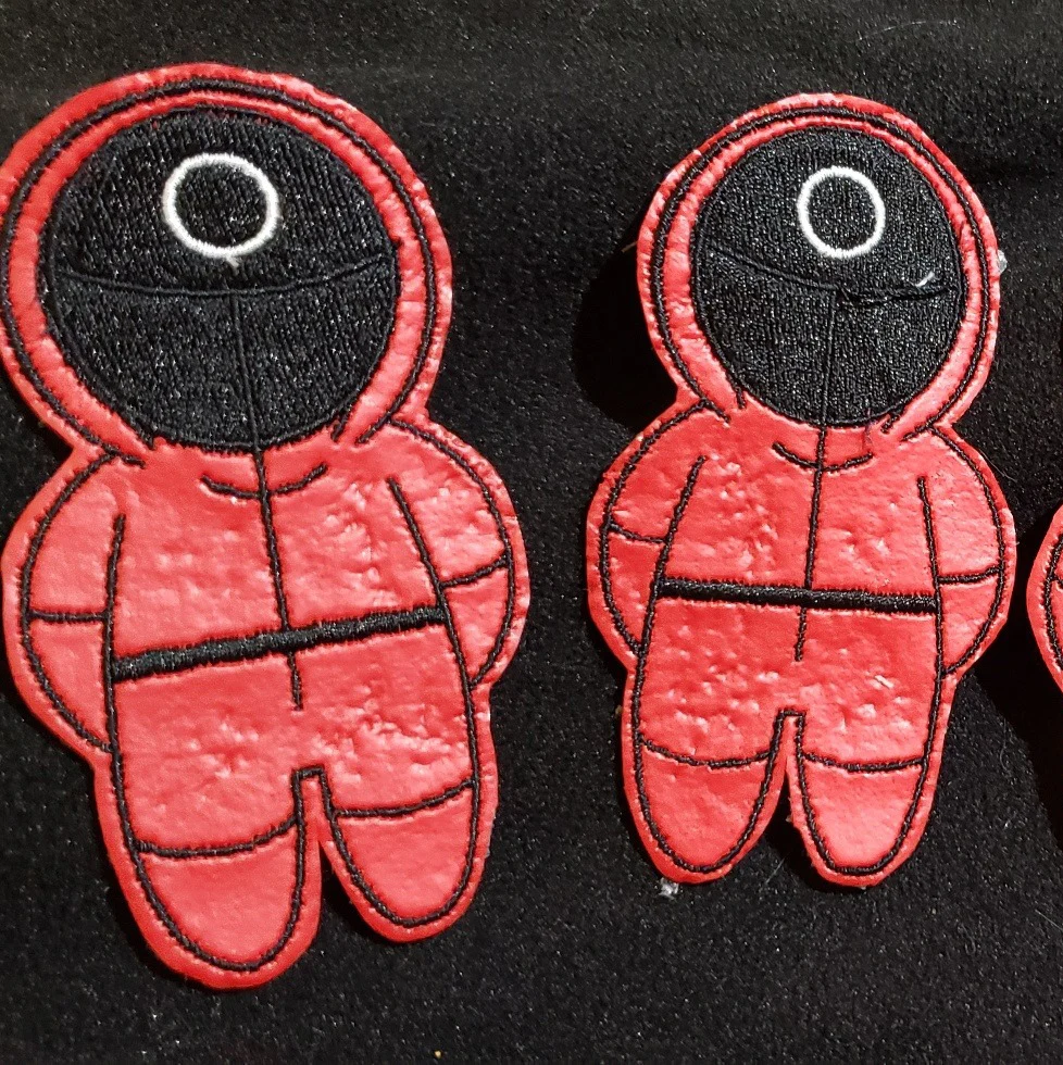 Популярный нашивка с номером из игры «кальмар»