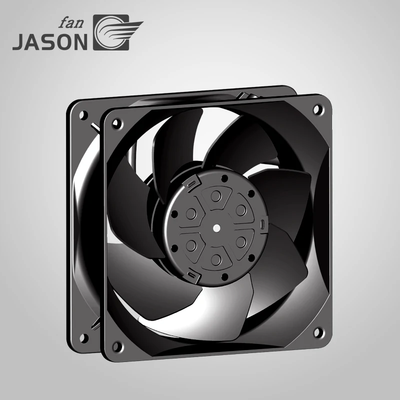 120mm cooling fan 12038 axial fan 230v 115v  industrial ventilation with metal blade and case for welding machine  UPS