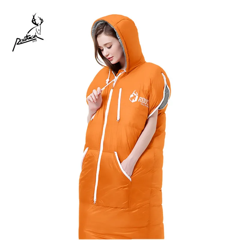 
RS-403 ROUTMAN Hot Selling Wearable Human Shaped Sleeping Bag for Outdoor Camping 