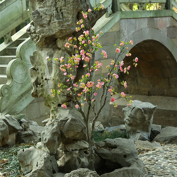 Искусственное Цветущее Вишневое дерево для домашнего свадебного декора искусственное растение