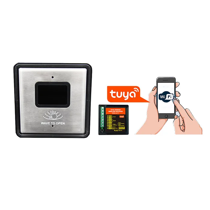 High Sensitivity Infrared Motion Sensor Touchless Switch For Automatic Glass Door Opening