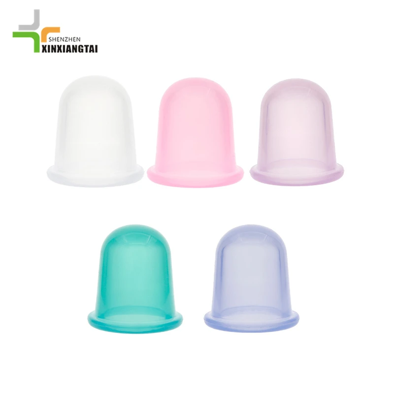 vacuum massage cup for makeup gift Silicone Facial Cupping Therapy Set Eye Face Massage Cup Kit Anti Cellulite set for Adults