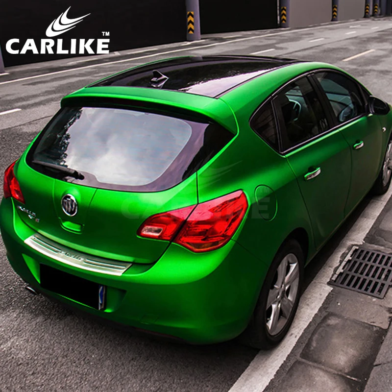 CARLIKE CL-CM-02 хром матовый зеленый воздух Бесплатная украшение автомобиля