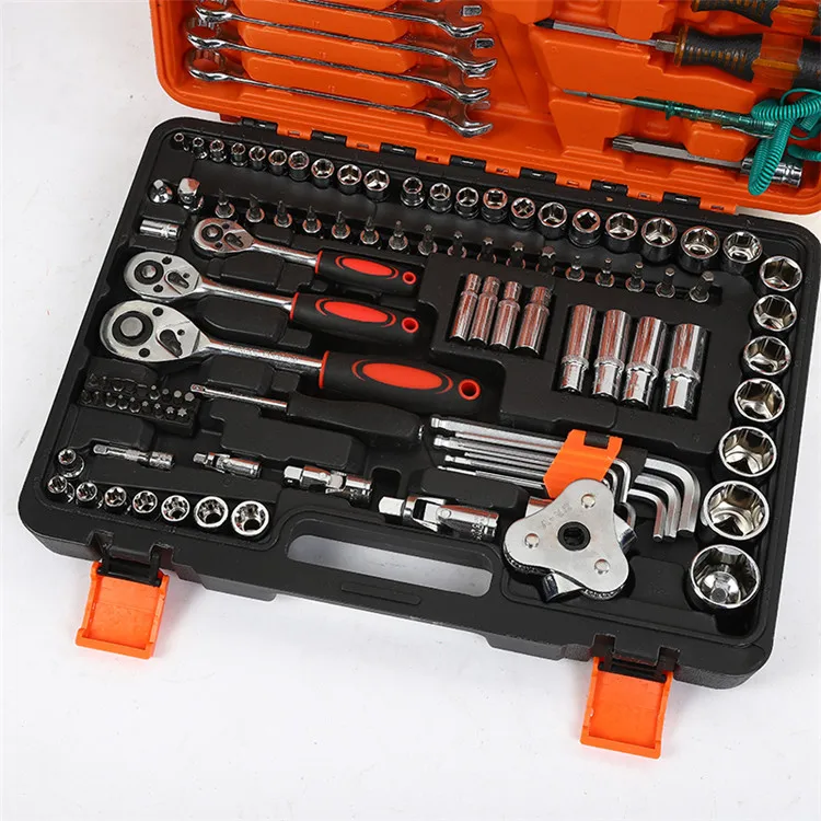 Customized Color Good Quality 121pcs Repair Tool Set  Professional Ratchet Wrench Repair Tools