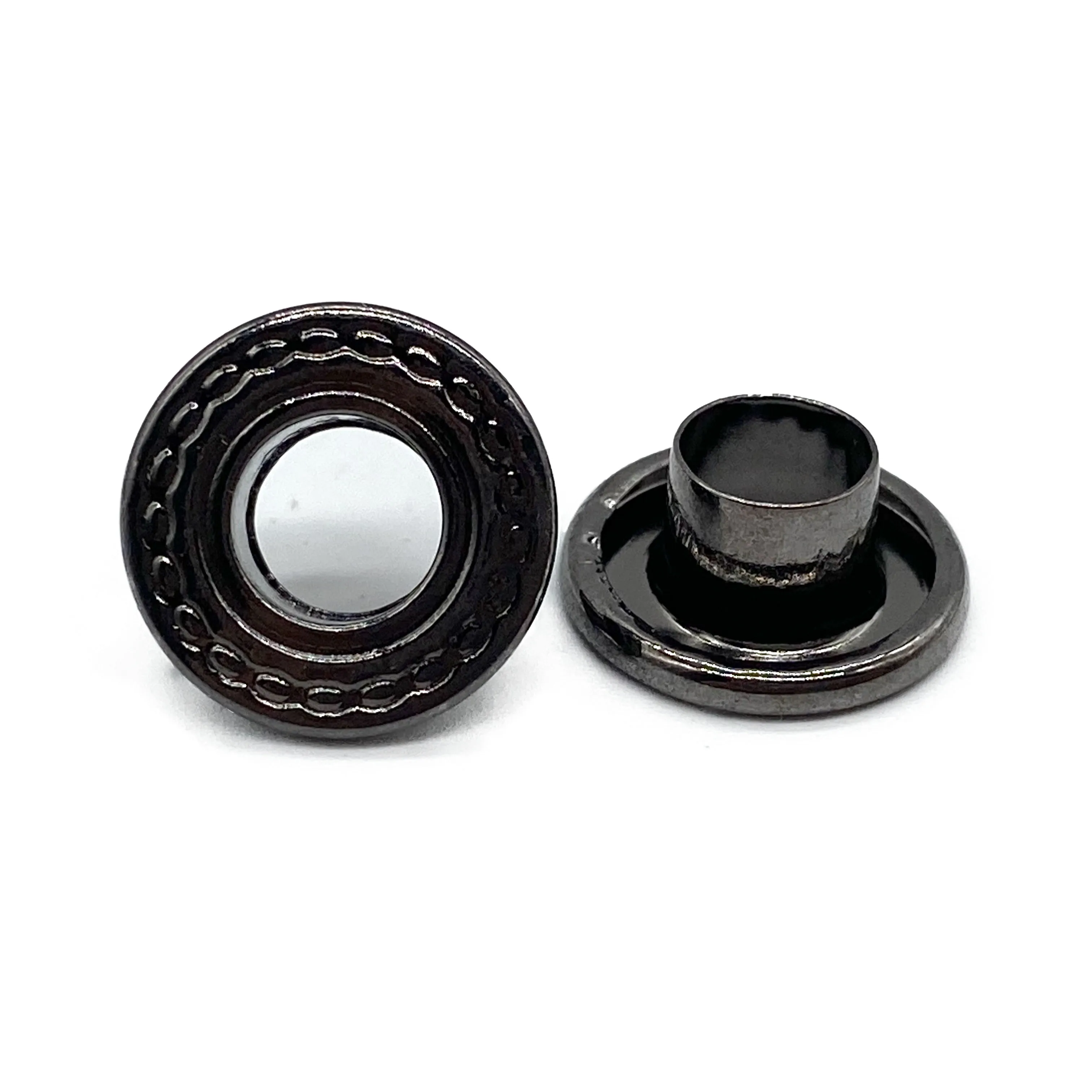 colorful Rainbow round grommet eyelets  for bag shoe and garment accessory