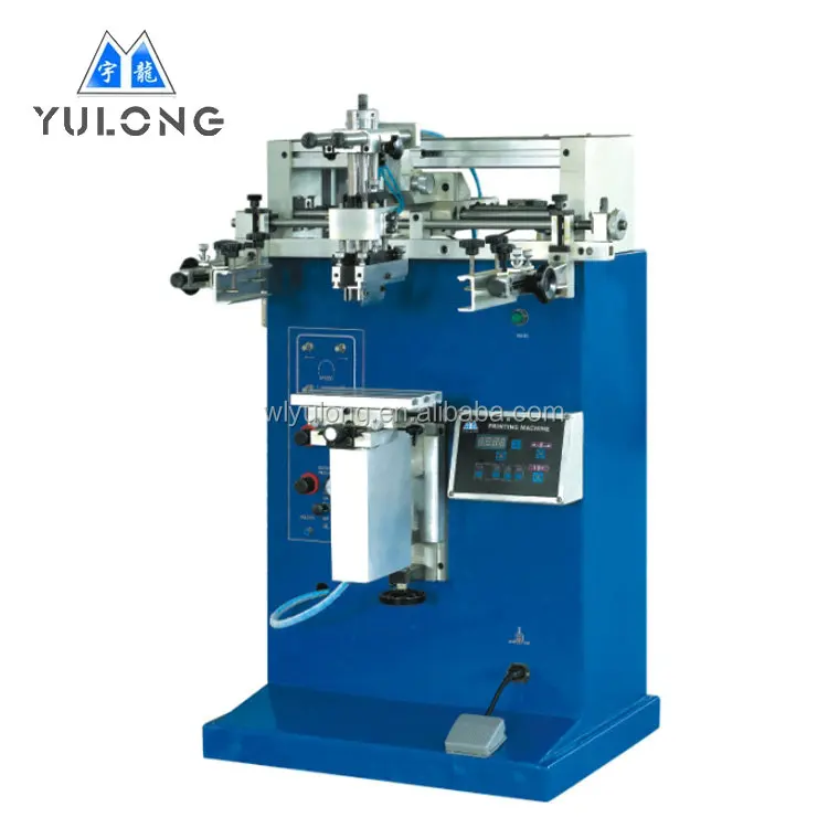 Flat Screen Printing Machine Mini Small Size Desk Top Print Silk Screen Printer For small items YLS-250M