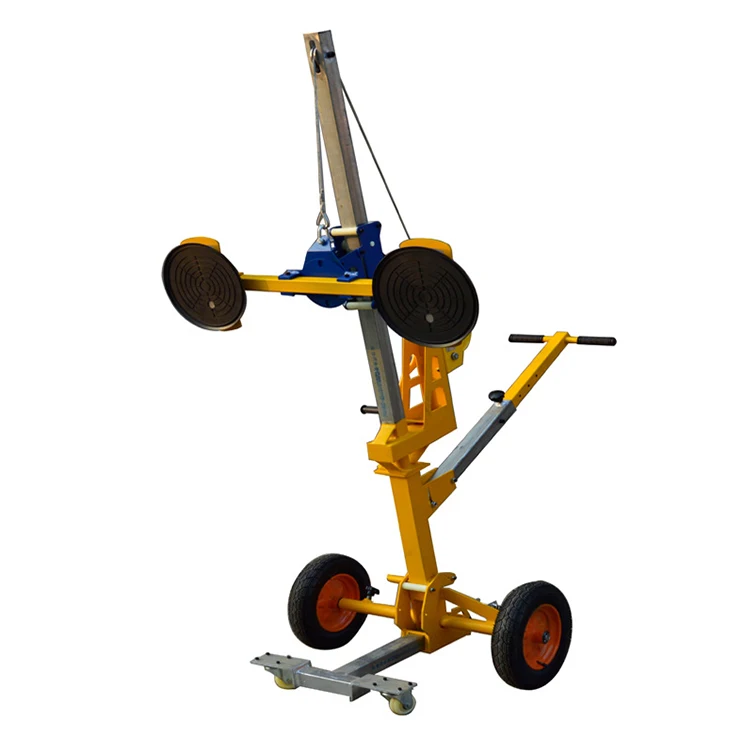 Vacuum Glass Moving and Lifting Trolley with 2 Suction Cups