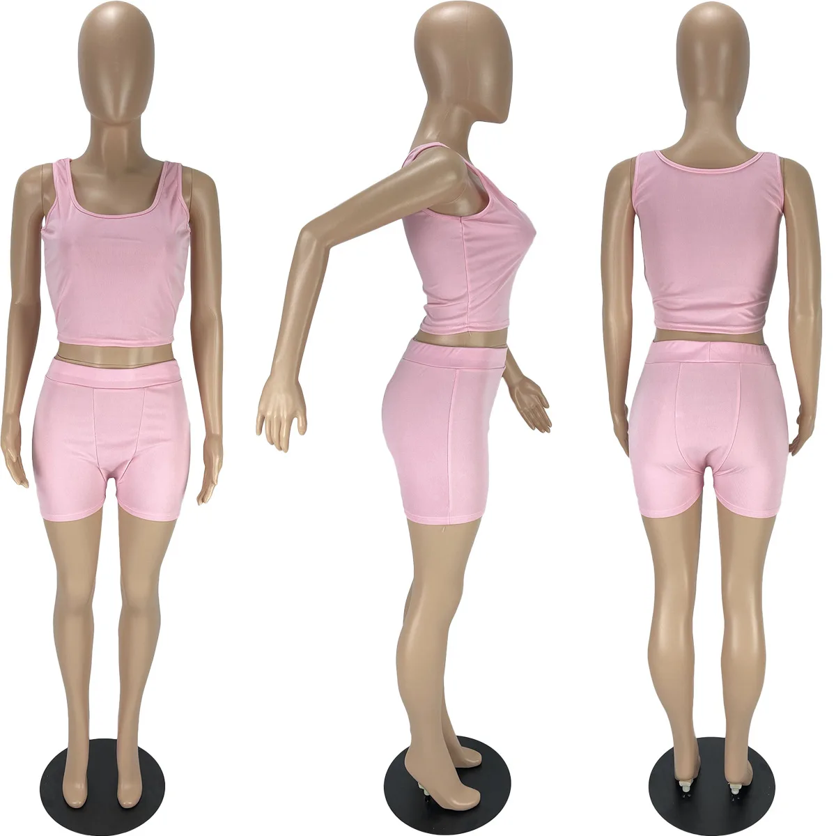 2022 summer Hot Selling Women Sexy Cut Out Mesh Tank crop Tops And Leggings Pants 2 Piece Set