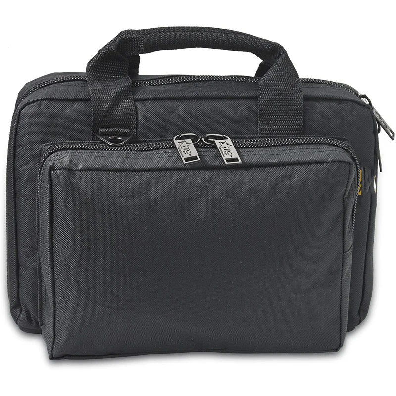 Rugged waterproof polyester magazine pocket mini gun range bag