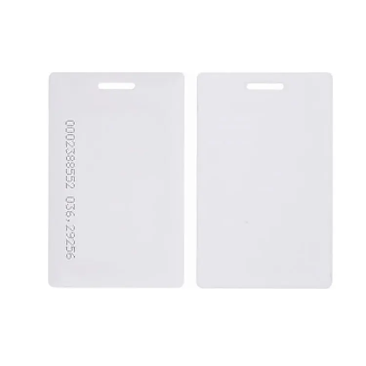 Бесконтактная карта контроля доступа ZUCON em4200 tk4100 chip pvc smart blank 125 кГц оптовая