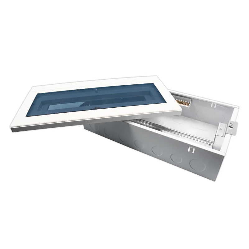 Electrical Equipment Supplies  Iron Bottom Indoor Outdoor 16 Ways Wall Mounting Electrical Empty Power Distribution Box