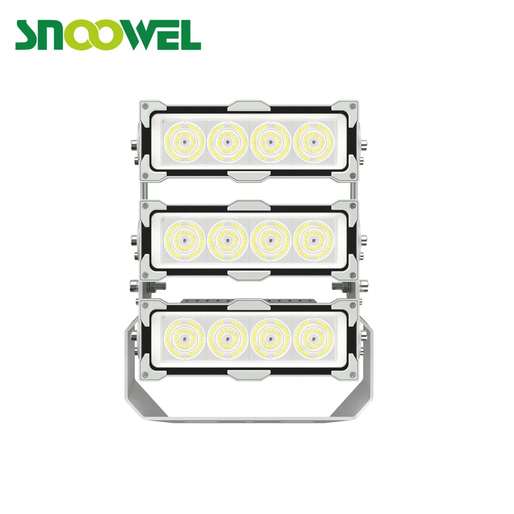 304 Stainless Steel Outdoor IP67 Waterproof PC Tempered Glass 150W Modular Floodlight for Port Marine Beach Sports Stadium