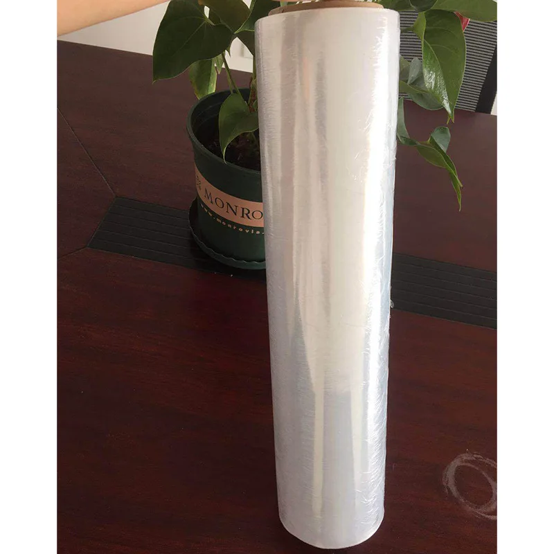 Customizable Colors Moving Wrapping Plastic Roll Packing Hand Wrap Stretch Film Roll for Packaging Clear Wrap LLDPE Stretch Film