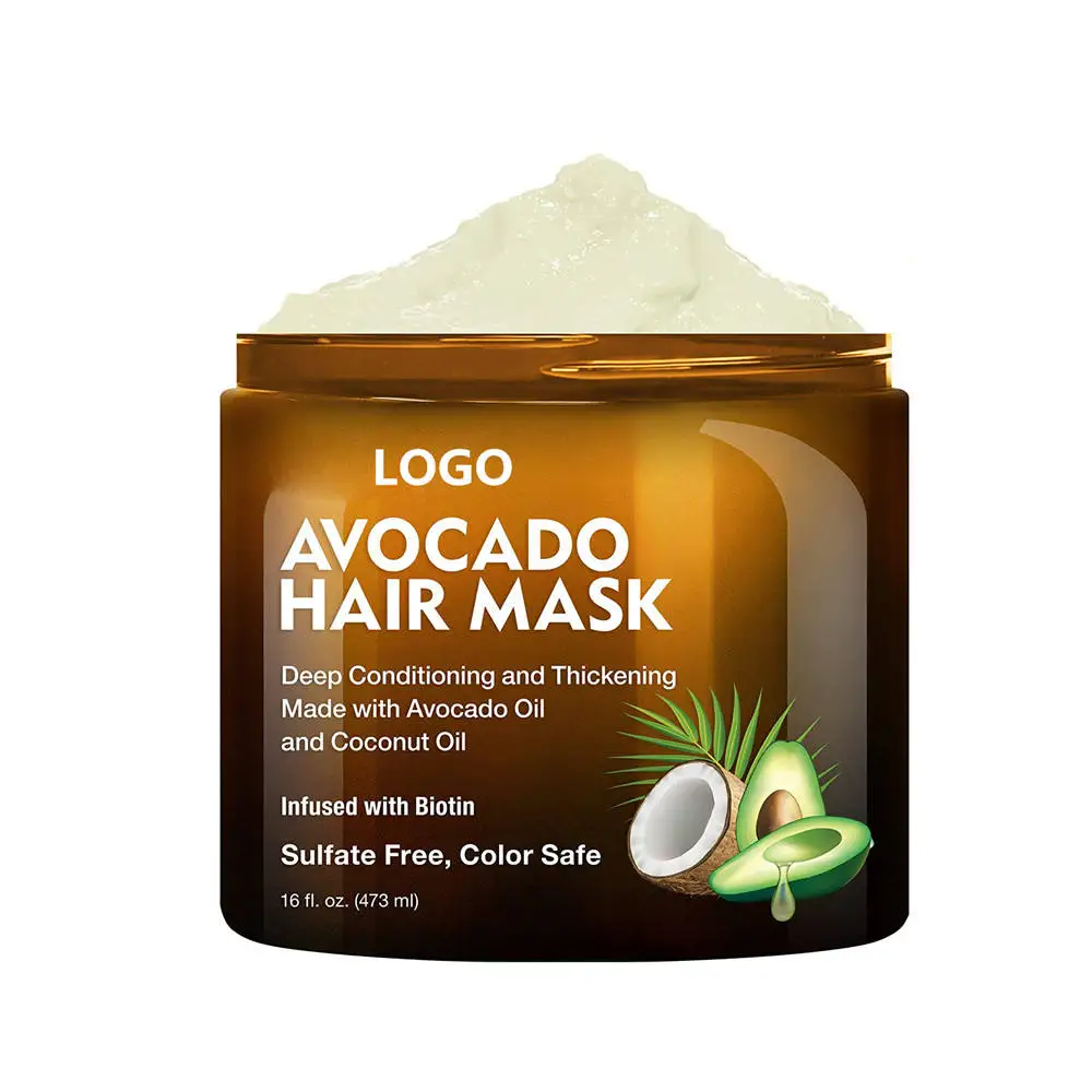 Wholesale Avocado Coconut Nourishing Strengthening For Dry Damaged Hair Mask