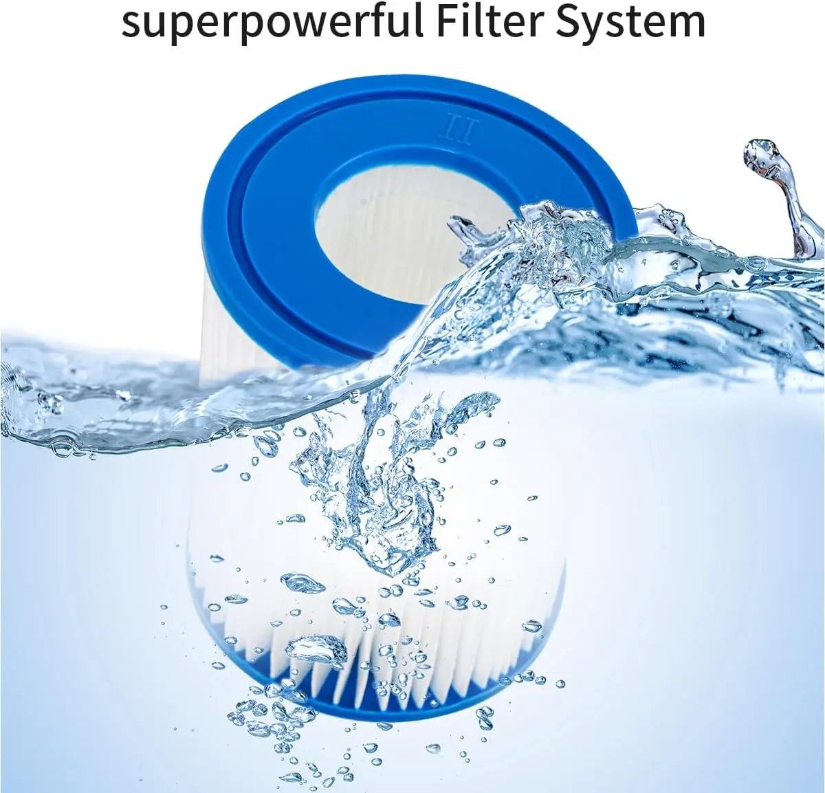 Type II cartridge filter pump adapted to Lay Z spa Type II Pool Water Treatment adapted to Lay Z spa Pool Filter Cartridges