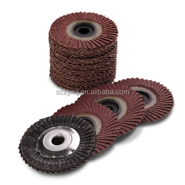 T27 T29 Stainless Steel Surface aluminum oxide grains Non-woven flap disc scotch  for Polishing