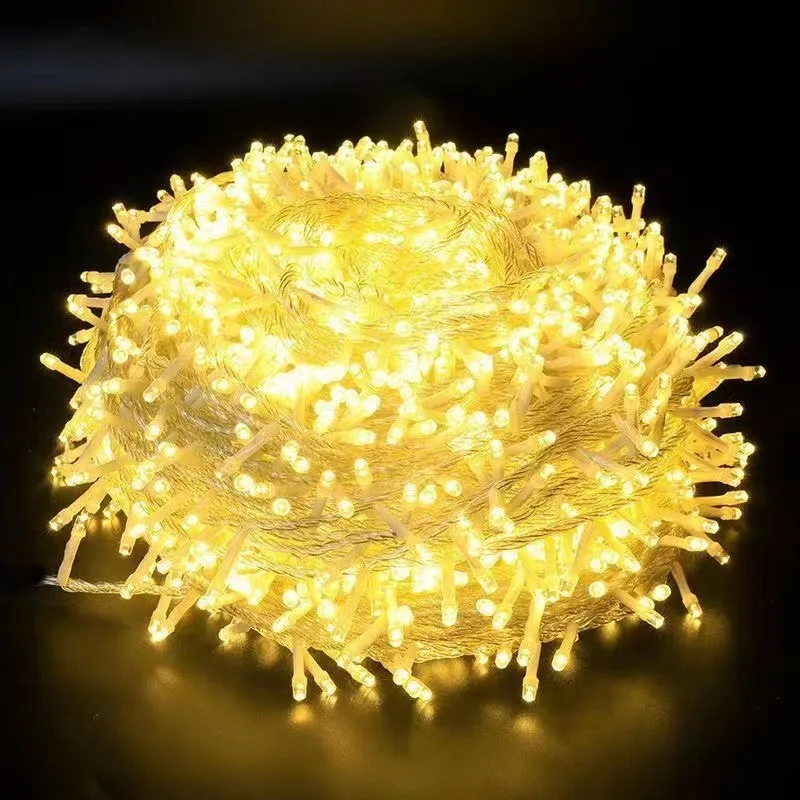 Toprex IP65 Waterproof LED String Curtain Light 220V Christmas  Lights Decorative Tree Style for Outdoor House Hanging