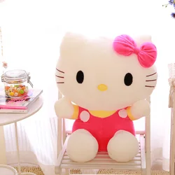 The New Bow Cat Plush Dolls Cute Kawaii Kt Cat Plush Toys Stuffed Animal Hello Kitty Dolls Pillow Christmas Gifts