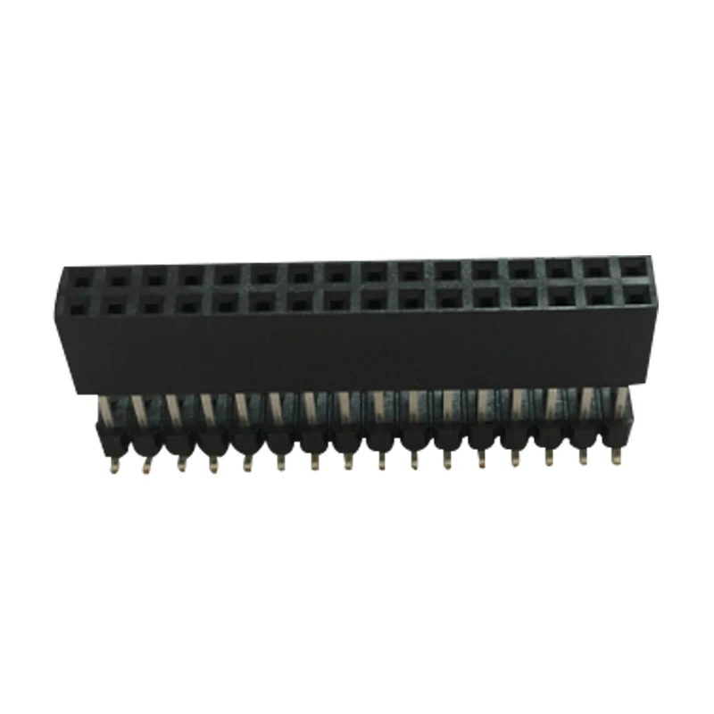 2.54mm elevator header double layer double rows DIP 0.64mm pitch pin