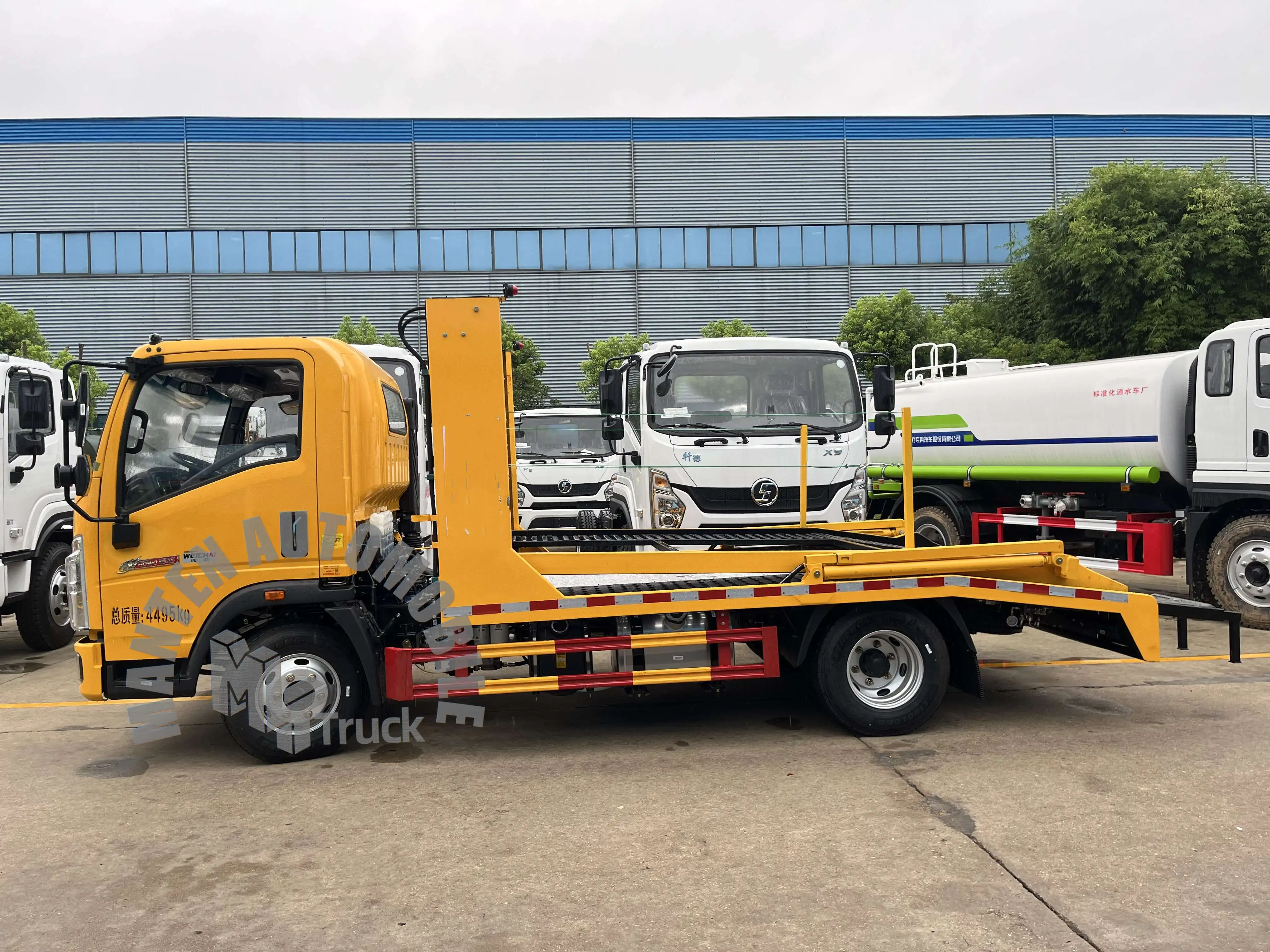 Горячая распродажа гидравлический автоматический зажимной автомобиль Howo 4x2 5 тонн тяжелые эвакуаторы