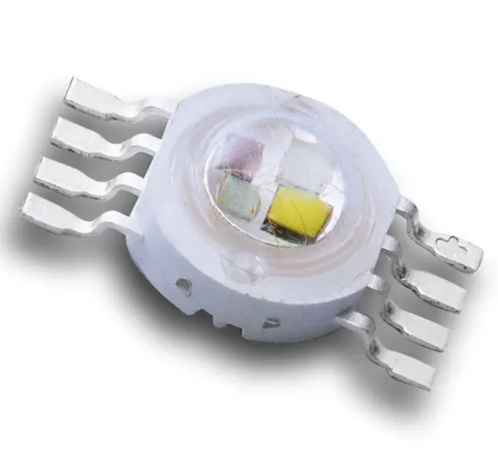 4-color RGBW High Power 12W 4in1 8-bit High Lumen Large Chip 3W LED Chip Red Green Blue White