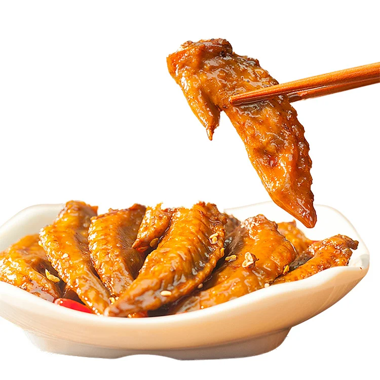 Xiao Hu-Duck Meat Snack Spicy Chicken Tips 108g Chinese Local Specialty for Leisure