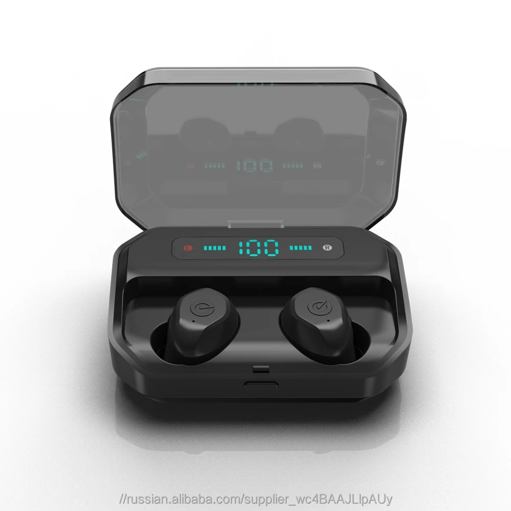 2019 Модернизированный IPX7 водонепроницаемый спортивный мини handfree истинные беспроводные наушники bluetooth с 3500