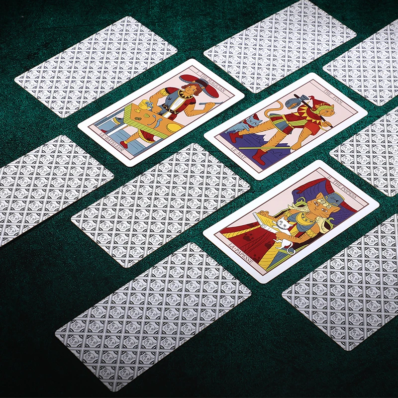 Shenzhen XM Original Brand Manufacture Foiled tarot cards Deck And Oracles With Guidebook Rider Waite tarot cards