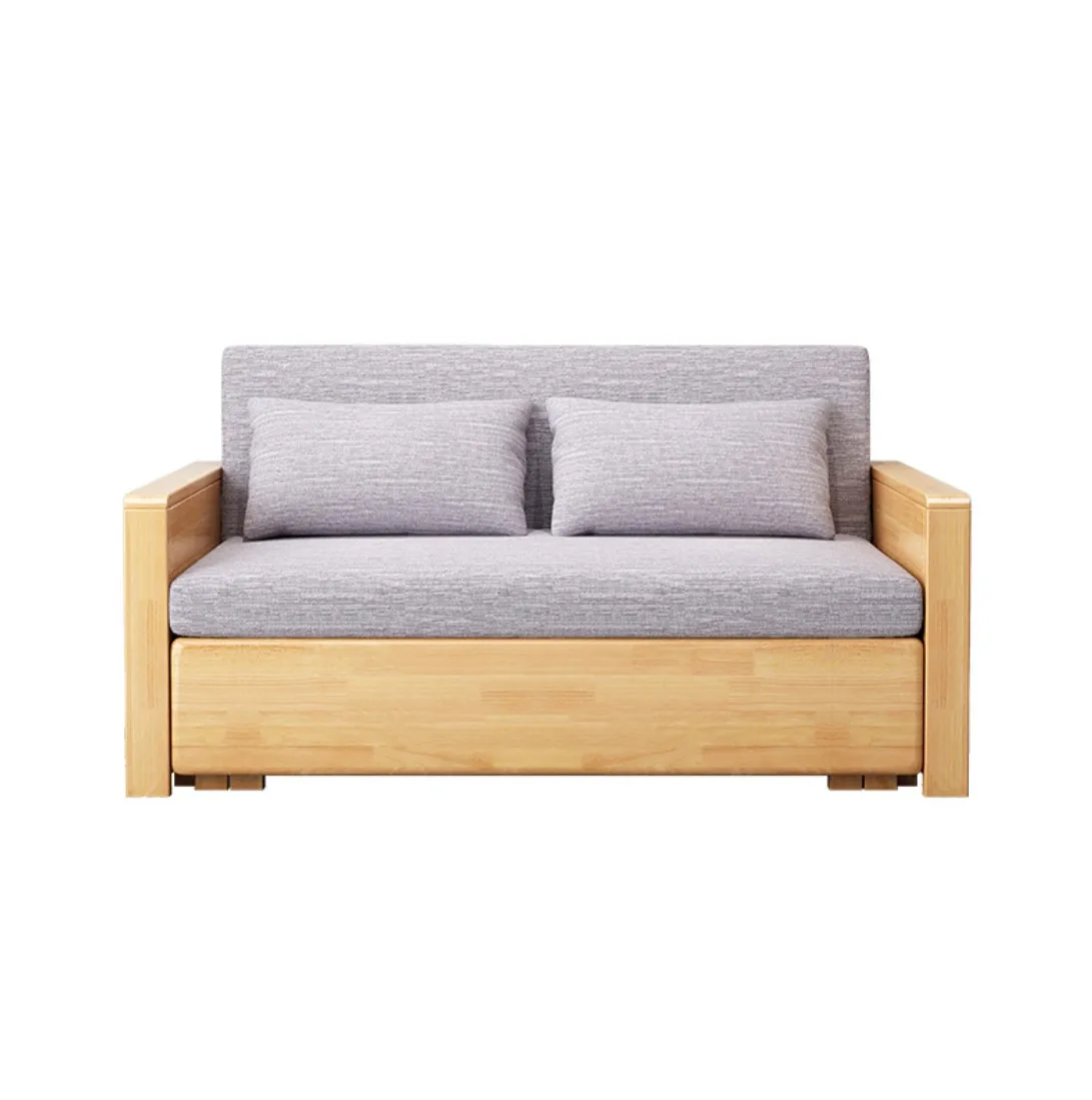 Сложить Мути-функциональный, складной дешевые ткани вытащить одноместный диван-кровать из дерева