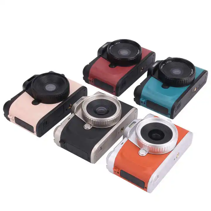 2025 Custom 4K 68 mp Retro Digital Camera With Built-in LED light Photo Camera Metal material 1200mAh battery
