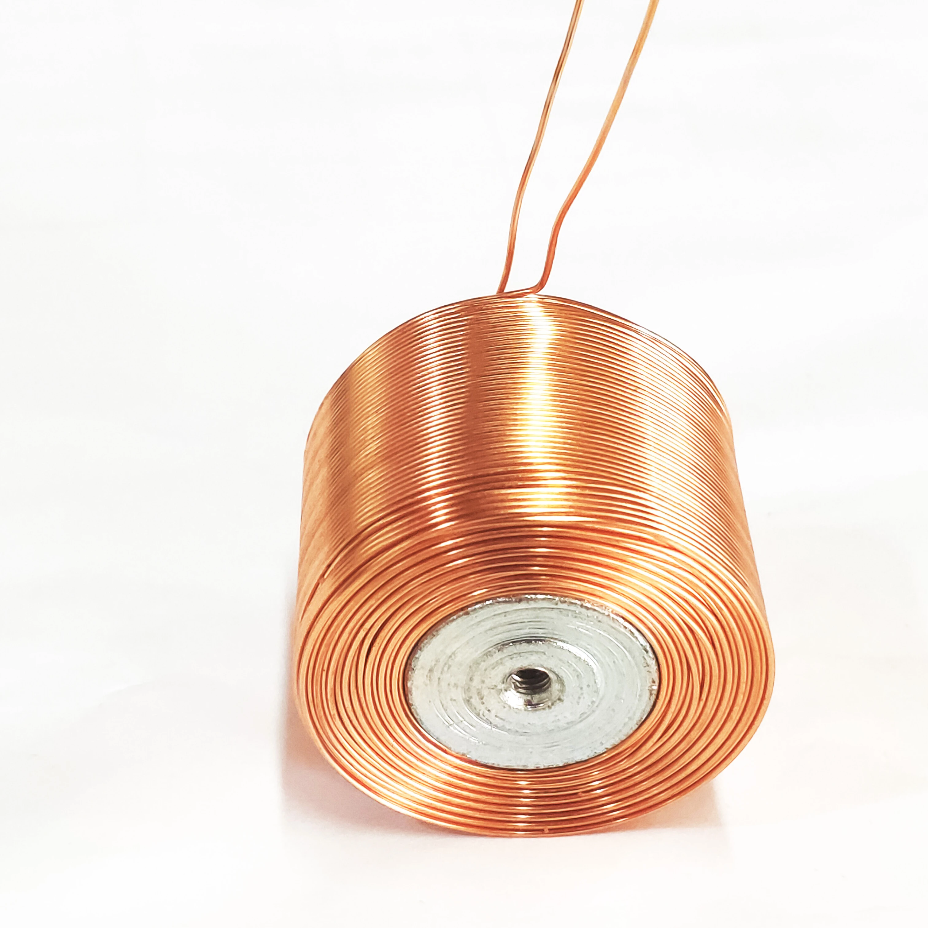Air coil electromagnetic levitation coil