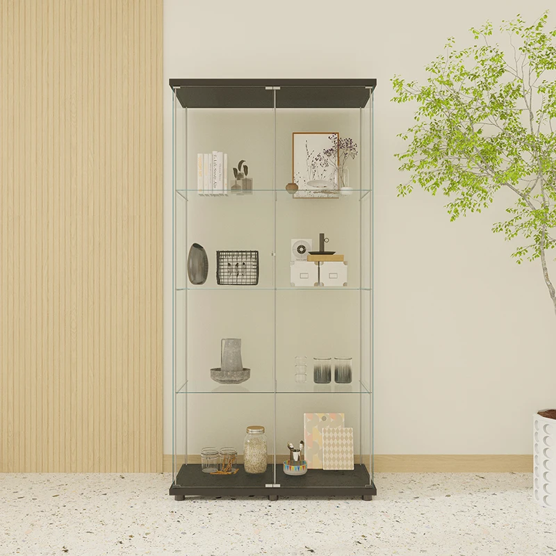 Glass perfume display cabinet glass cabinets lego acrylic minifigure display case comic con toy