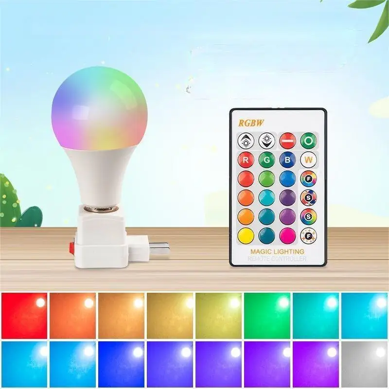 With Alexa Google Assistant, A19 Smart Led Light Bulb, Dimmable Smart Light Bulb Led RGB Globe AC 80 Luces Led 3 Pixel Rice Bulb