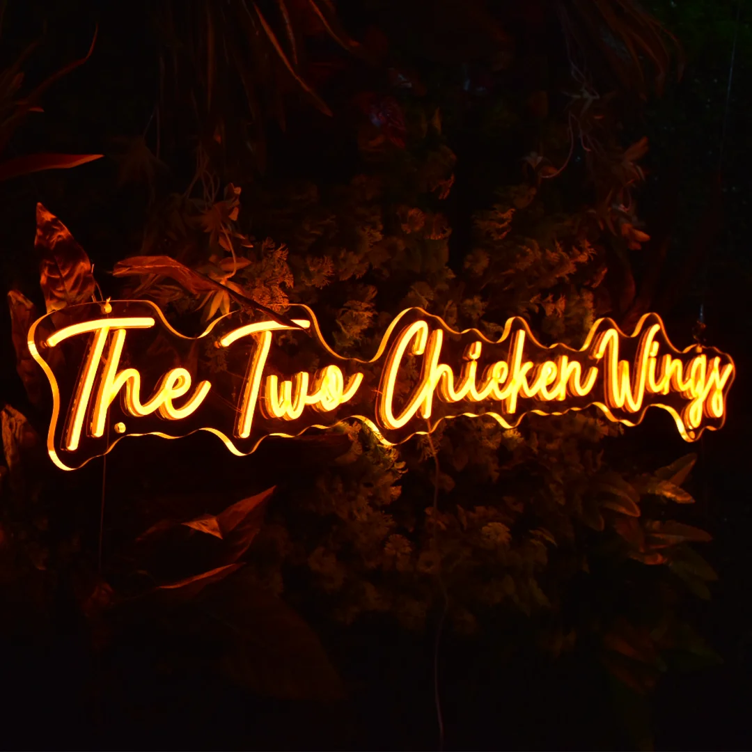 Commercial business logo customized warm white flexible acrylic led neon sign custom Neon Sign