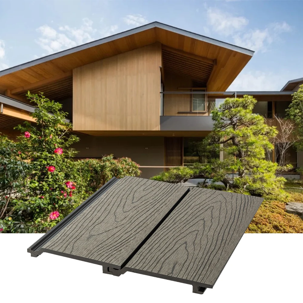 Wpc Exterior Wall Panel Hot Sale Eco Friendly Interior 3D Wood Key Technics Graphic Technical Environmental Plastic Protection